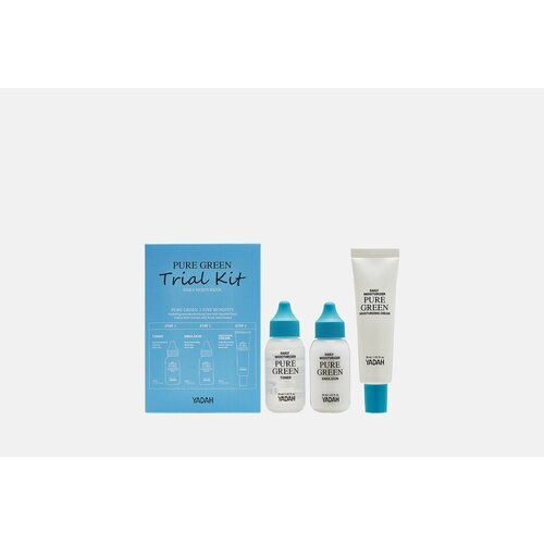 Набор для ухода за сухой кожей YADAH PURE GREEN Trial Kit набор для ухода за кожей лица dear klairs skincare trial kit 1 шт