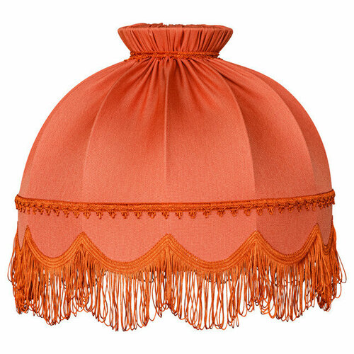 Абажур ретро торшерный терракотовый 13981₽