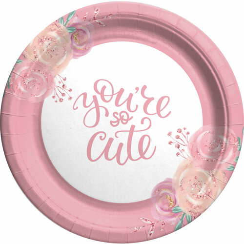 Тарелки картонные Пакетико Girls 6шт 18см 600₽