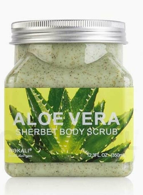 Wokali Скраб для тела Алое вера Aloe vera Sherbet Body Scrub 350мл