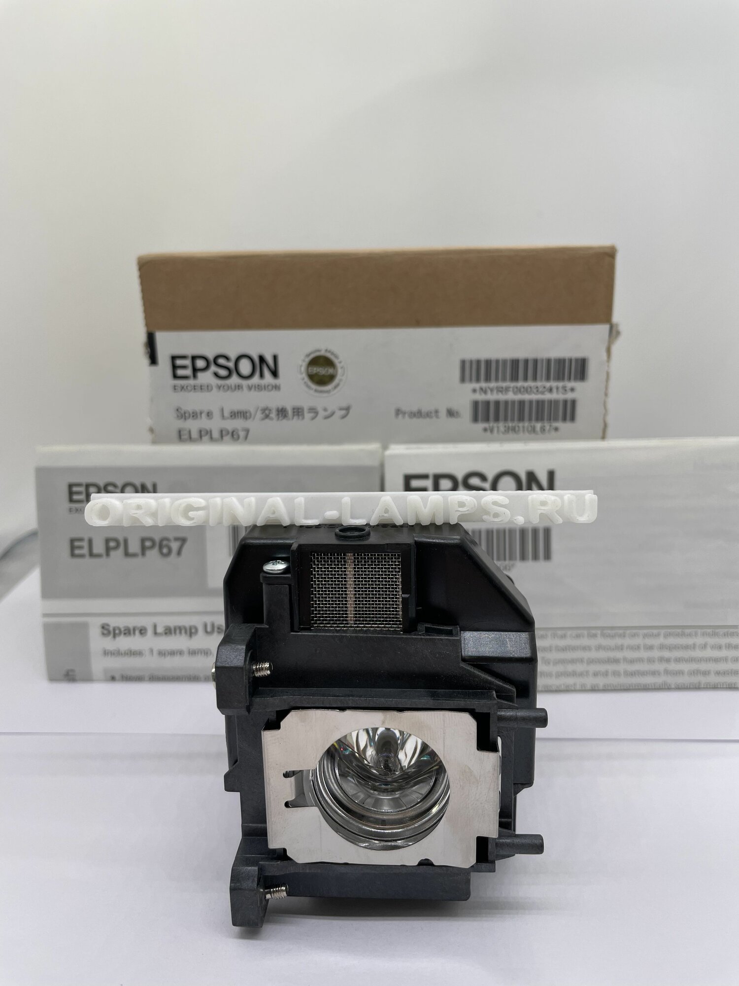 Epson ELPLP67 / V13H010L67 (OM) оригинальная лампа в оригинальном модуле