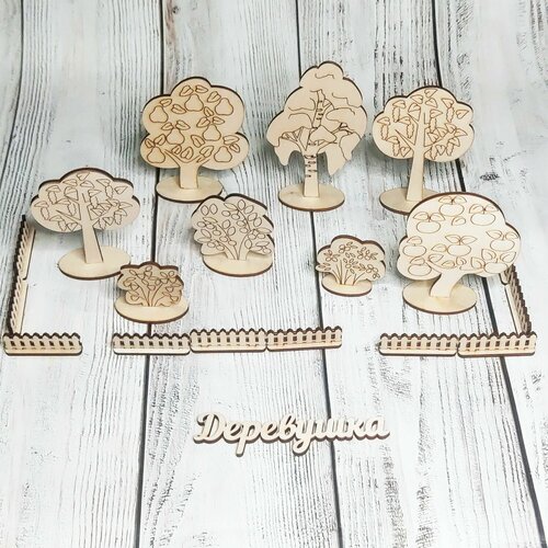 Набор сборных фигурок Палисадник