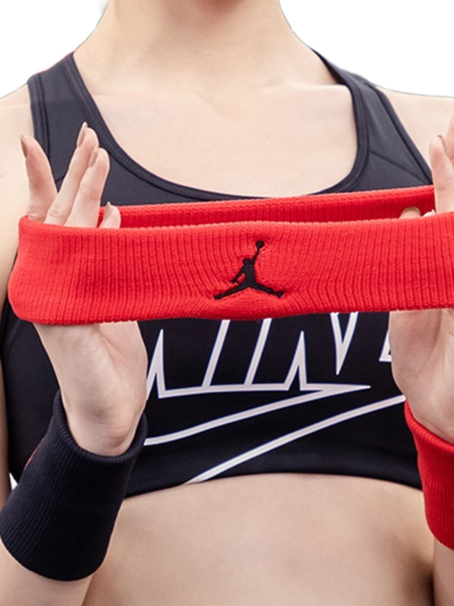 Повязка NIKE для мужчин, размер OS, красный — фото 1