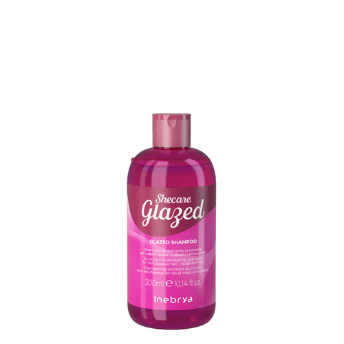 Шампунь для блеска тусклых и матовых волос Shecare Glazed Shampoo Inebrya, 300 мл