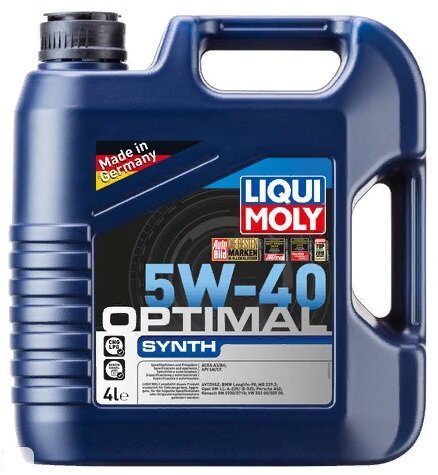 Масло моторное синтетика LM Optimal 5W40 4л 3926