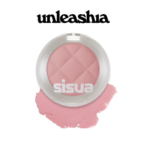 Компактные румяна с сияющим финишем Unleashia Sisua Butter Waffle Dough Blusher 01 Strawberry Vanilla