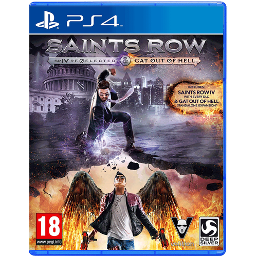 Игра PS4 - Saints Row IV Re-Elected & Cat Out Of Hell (русские субтитры)