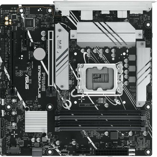 Материнская плата ASUS PRIME B760M-PLUS, LGA 1700, Intel B760, mATX, Ret