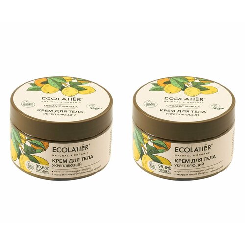 Ecolatier Крем для тела Укрепляющий, Organic Marula, 250 , 2 шт крем для тела ecolatier organic marula укрепляющий 250 мл