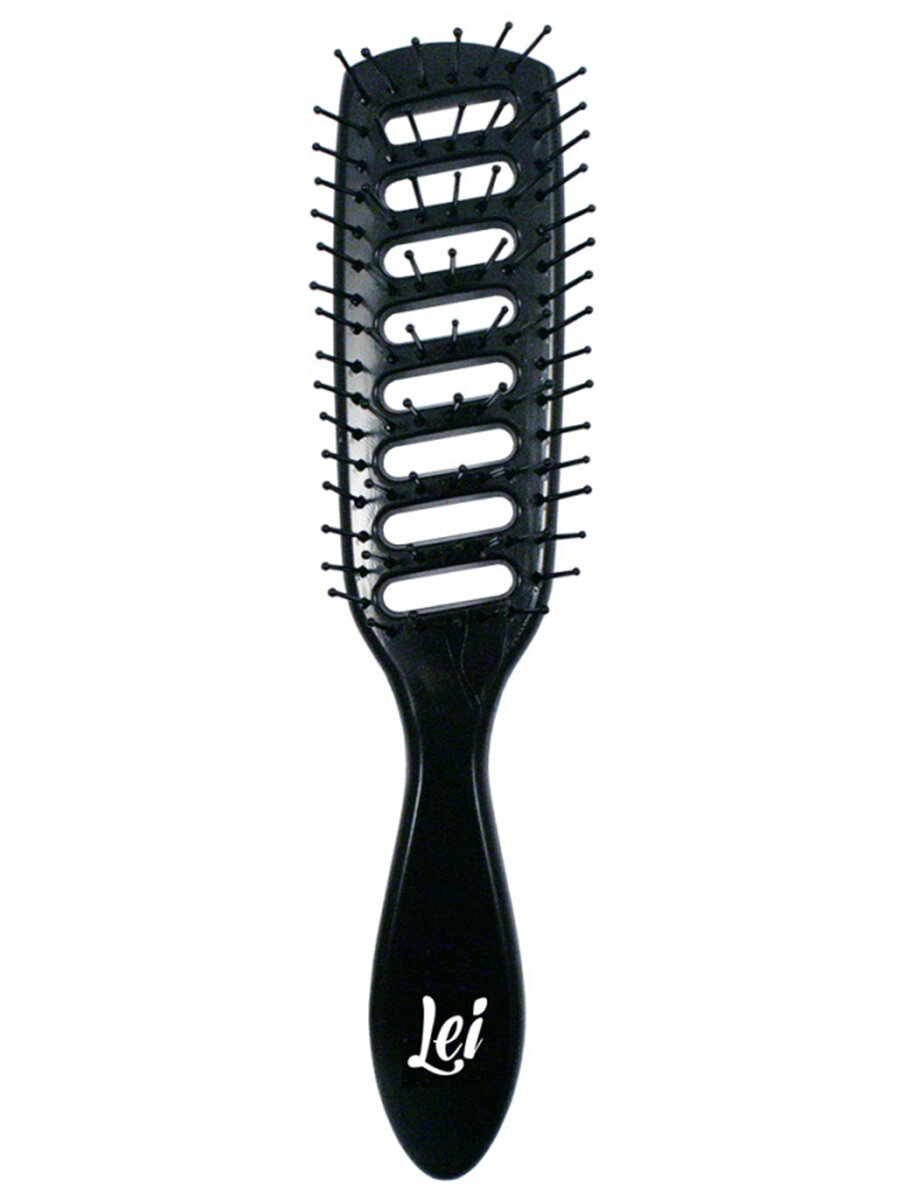 Расчёска Lei вентиляционная 20,5 см, чёрная