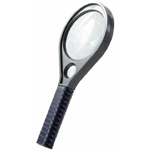 Лупа офисная Deli E9090 d75мм x25х5 черный упак блистер 990₽