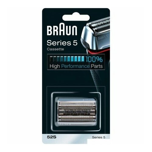 Сетка и режущий блок Braun Series 5 52S (серебристый) сетка и режущий блок braun series 5 51s 8000 360 75035660