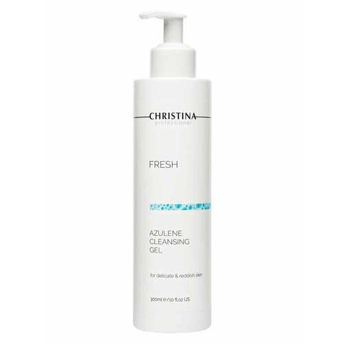 CHRISTINA Азуленовый очищающий гель для чувствительной кожи Fresh Azulene Cleansing Gel очищающий азуленовый гель для лица le prestige idracalm azulene gel 200мл