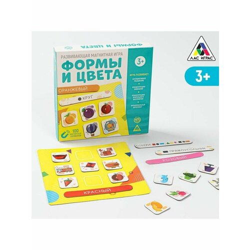 Развивающая магнитная игра Формы и цвета, 3+