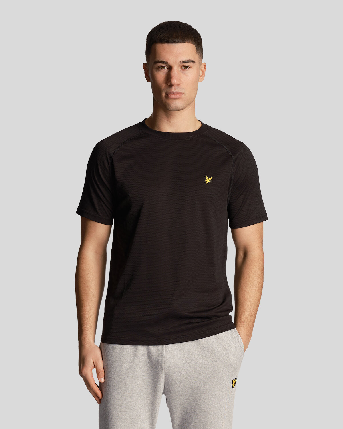 Футболка Lyle & Scott Core Raglan, размер L, черный