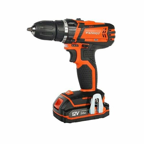 Дрель-шуруповерт аккумуляторная Patriot BR 111ES 180201411 12В 2Ач Li-Ion 2 АКБ и ЗУ 20493₽