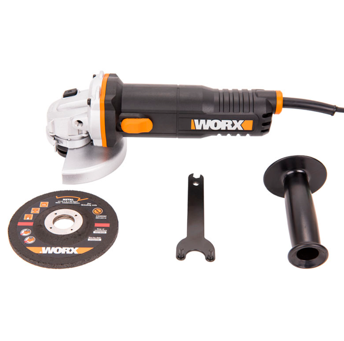 УШМ Worx WX711.1 кейс, 750 Вт, 115 мм