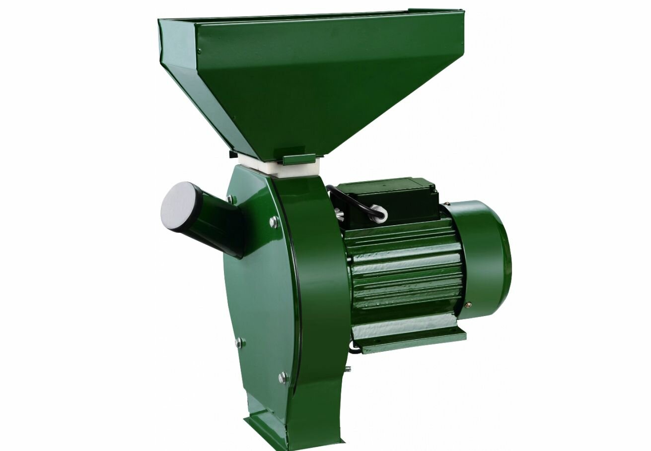 фото Зернодробилка молотковая GREEN FARMER СМ 250-400 измельчитель зерна, кормоизмельчитель