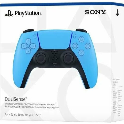 PlayStation Геймпад 5 DualSense Wireless Controller, Bluetooth, голубой playstation 5 dualsense wireless controller ice blue colour