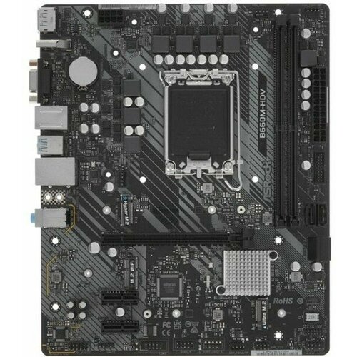 Asrock B660M-HDV Soc-1700 Intel B660 2xDDR4 mATX AC97 8ch71 GbLAN RAIDVGAHDMIDP 3411000₽