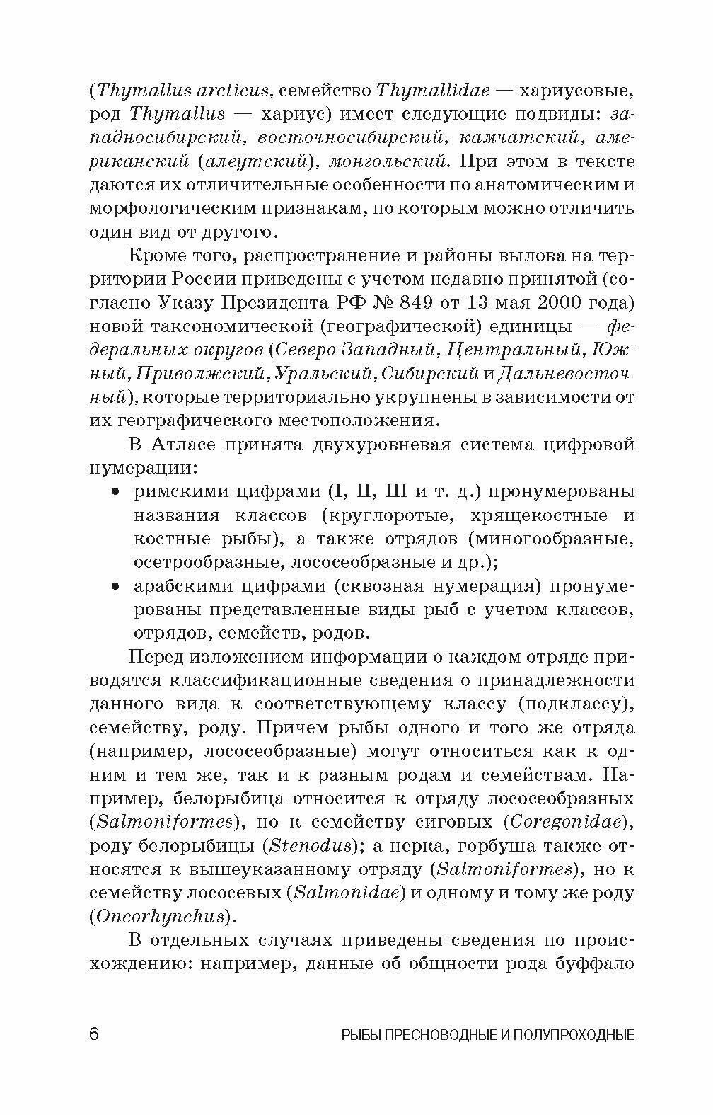Атлас аннотированный. Рыбы пресноводные и полупрохордные - фото №5