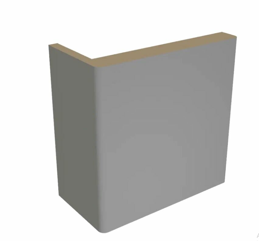 фото Наличник плоский телескоп ПП 24х70х2150 эмаль серый