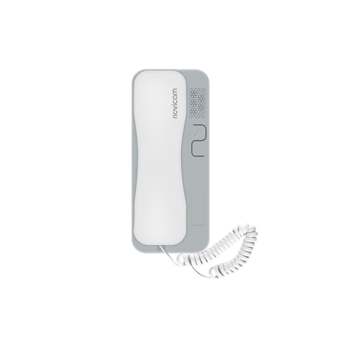 VOICE С WHITE GREY - аудиотрубка для координатного домофона типа Vizit Cyfral Eltis Метаком Beward 1190₽