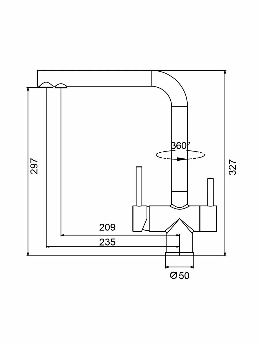 S70.61.09 Смеситель для кухни — фото 1