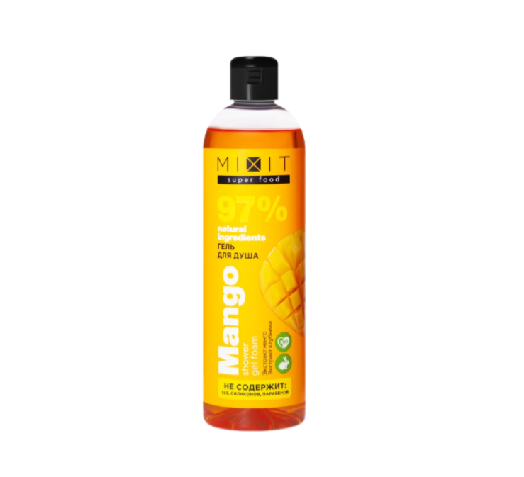 Mixit Super Food Гель для душа с экстрактом манго Mango shower gel 750 мл 1 шт