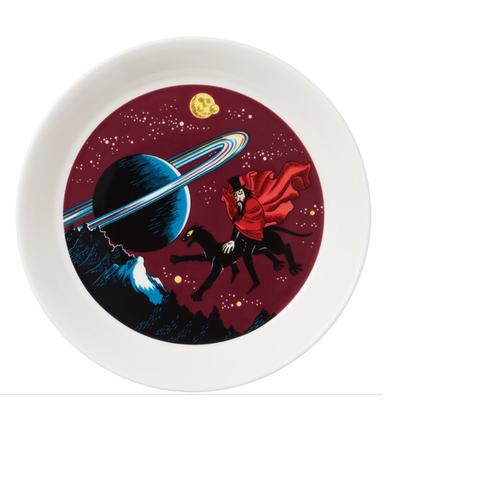 Moomin Тарелка 19см Волшебник и пантера пурпурная