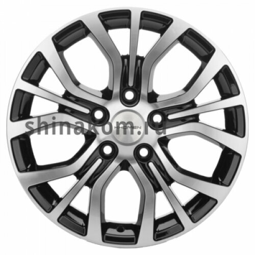 Колесный диск Khomen Wheels KHW1608 6,5x16 5*114,3 ET38 60,1 Black-FP