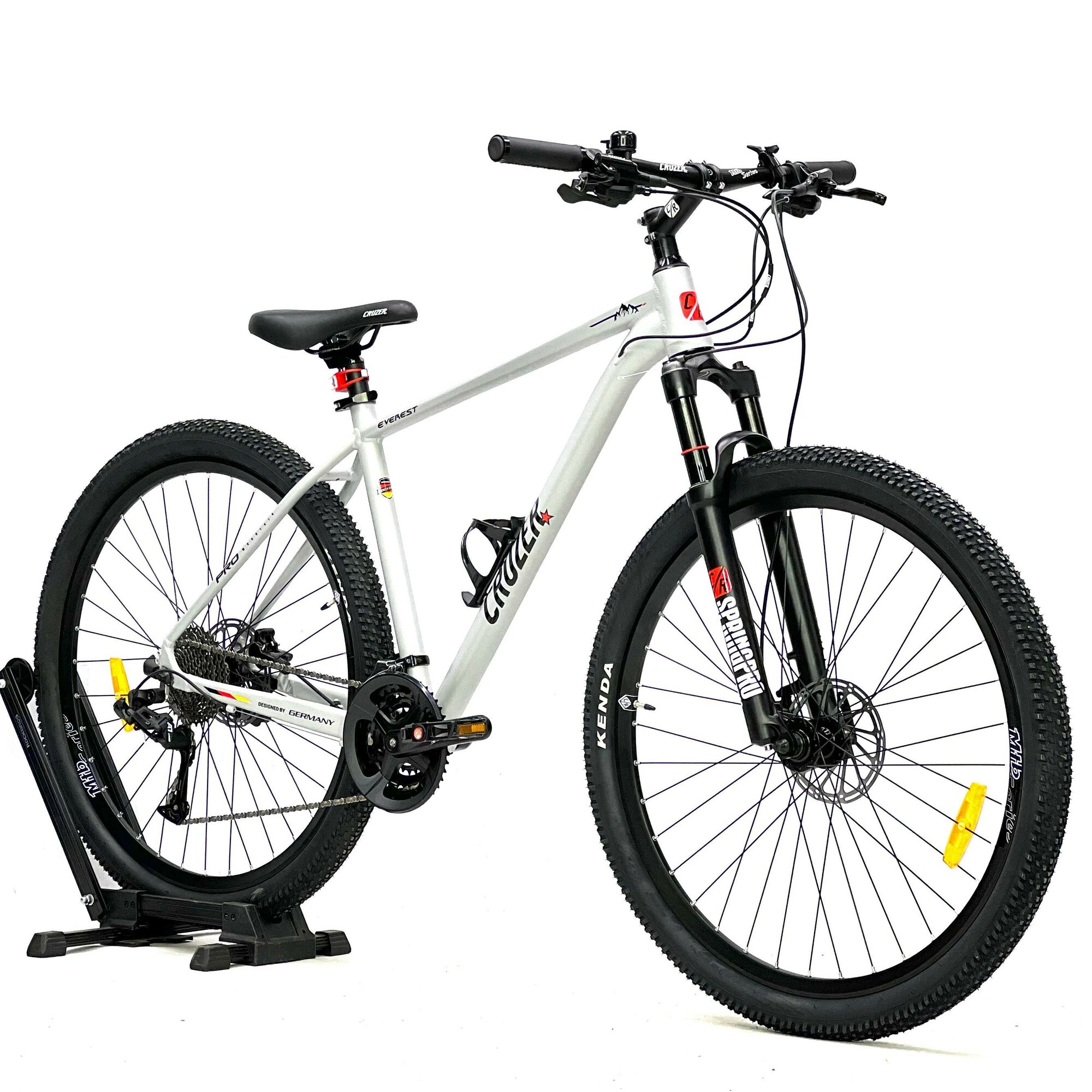Горный велосипед CRUZER EVEREST 29" 2024 21" рост 170-195 см, светло серый