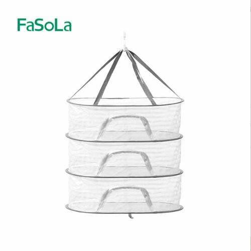 Сушилка складная FaSoLa для овощей и фруктов и рыбы сушилка для овощей и фруктов 3 FaSoLa белая 108000₽