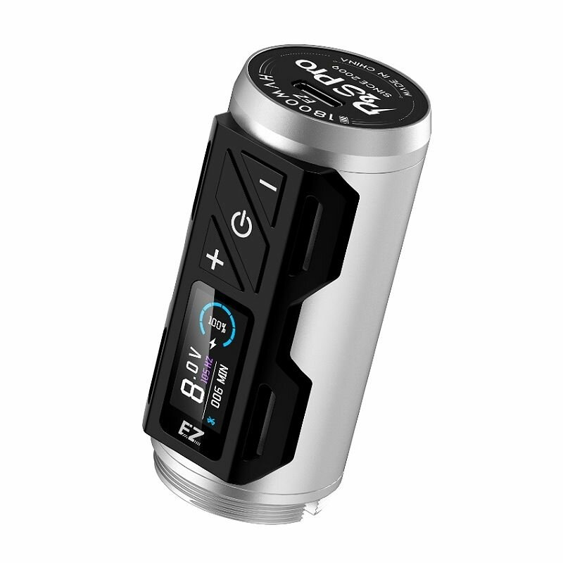 Блок питания для тату машинки EZ P2S PRO Power pack silver — фото 1