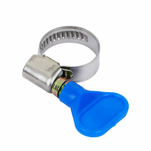 NG Хомуты металлические с ключом бабочка 10-20 мм ширина 9 мм 100 шт 1484₽