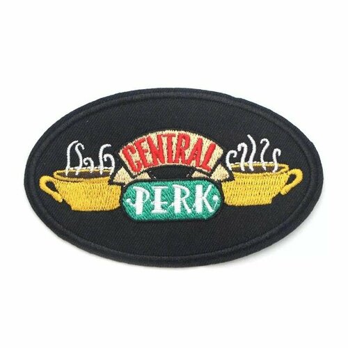 Нашивка термо Кафе Центральный парк из сериала Друзья цвет черный 490₽