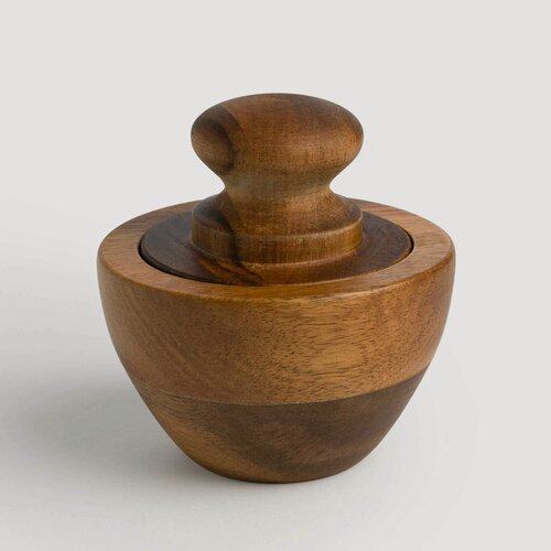 Изображение товара Ступка для специй, 8x5 см, с пестиком, дерево, Noble tree, Kuchenland
