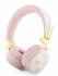 Guess наушники беспроводные накладные Bluetooth Headphones Round PU 4G Metal Log...