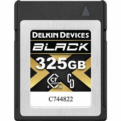 Карта памяти Delkin Devices Black CFexpress Type B 4.0 325GB черный