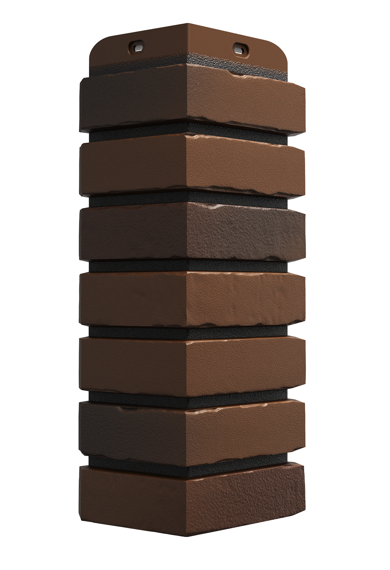 Угол наружный из ПВХ для фасадных панелей Docke KLINKER, (Кирпич), Калахари