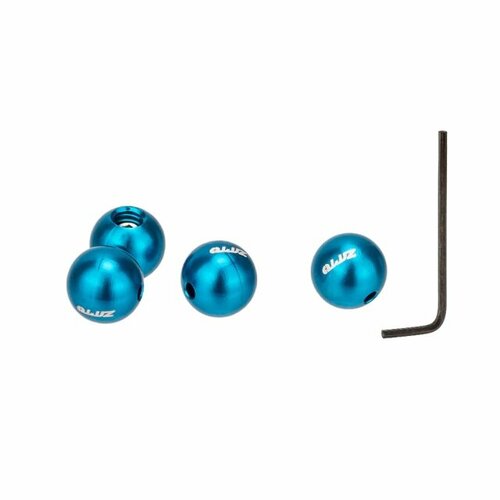 Наконечник троса ZTTO многоразовый синий 4 шт ключ 370₽