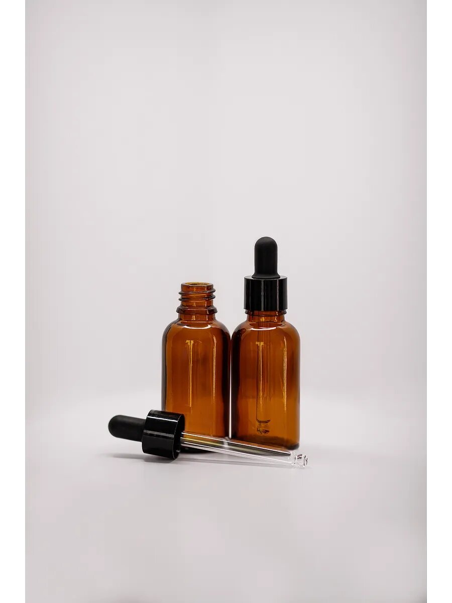 Флаконы стеклянные 30 мл с пипеткой — фото 1