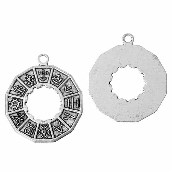 Кулон "Гороскоп Майя", 6 штук. — фото 1