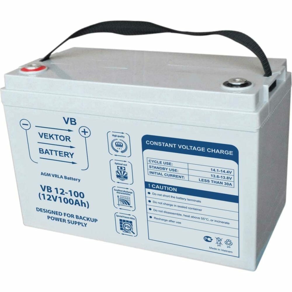 Батарея аккумуляторная VB 12-100 Vektor Energy 28480