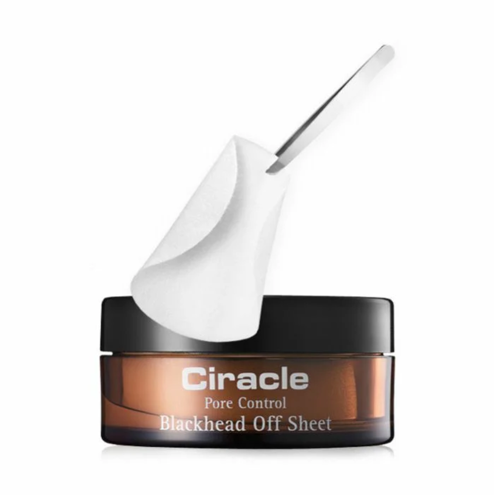 Очищающие пилинг cалфетки для лица от черных точек Ciracle Pore Control Blackhead Off Sheet, 40шт