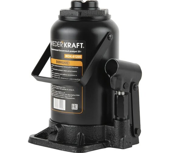 Домкрат 20т 92-242 мм WIEDERKRAFT WDK-81200