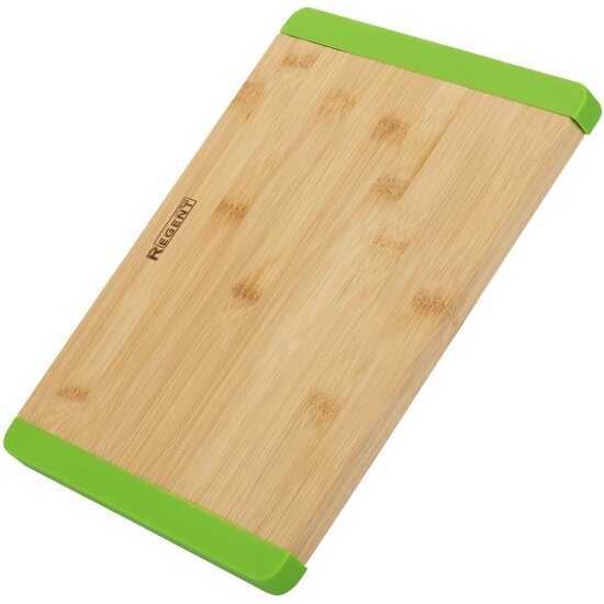 Доска Regent Inox Linea Bamboo разделочная с силиконовыми вставками, 28х22х1,5 см (93-BM-4-01.1)