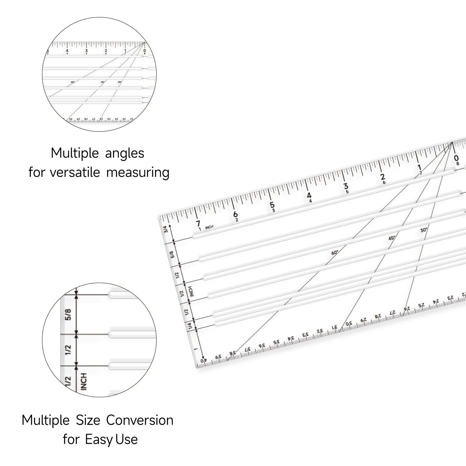 Портновская линейка Kearing KCR1604