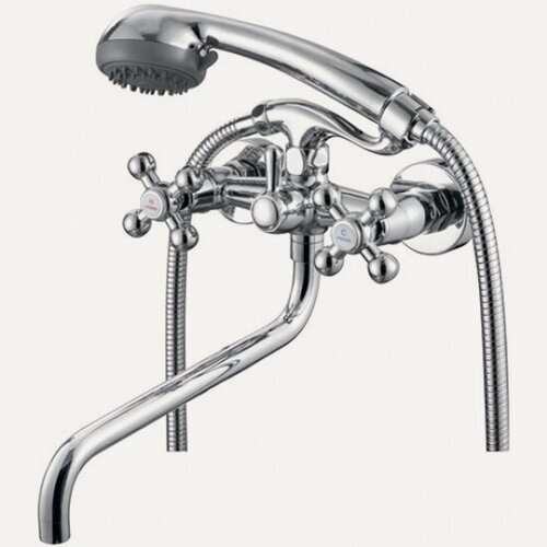 Изображение товара Смеситель Kaiser® Kaiser Carlson Lux 11056, ванна, крест, (карт перекл)