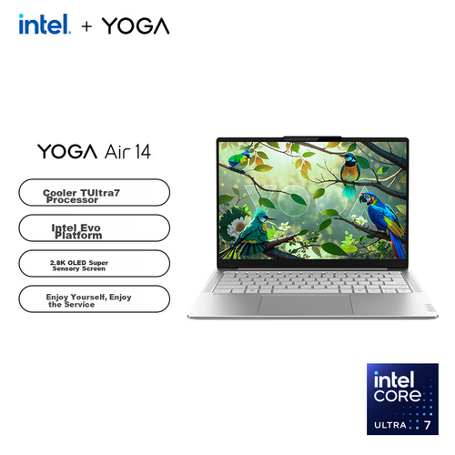 Ноутбук Lenovo Yoga Air 14 2024 AI U5-125H 32ГБ1ТБ 28k 120hz 14 Серебристый Русская раскладка Русский Win 11 Home 128999₽